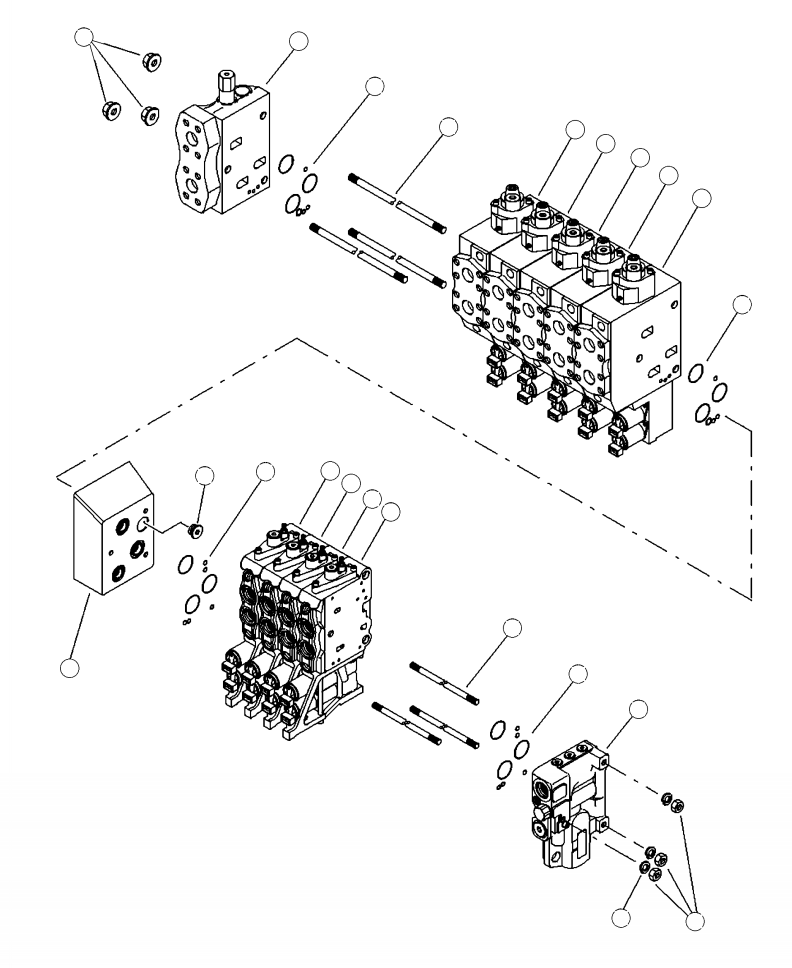 MID ADAPTER, DUAL PUMP SYSTEM 27225 KOMATSU
