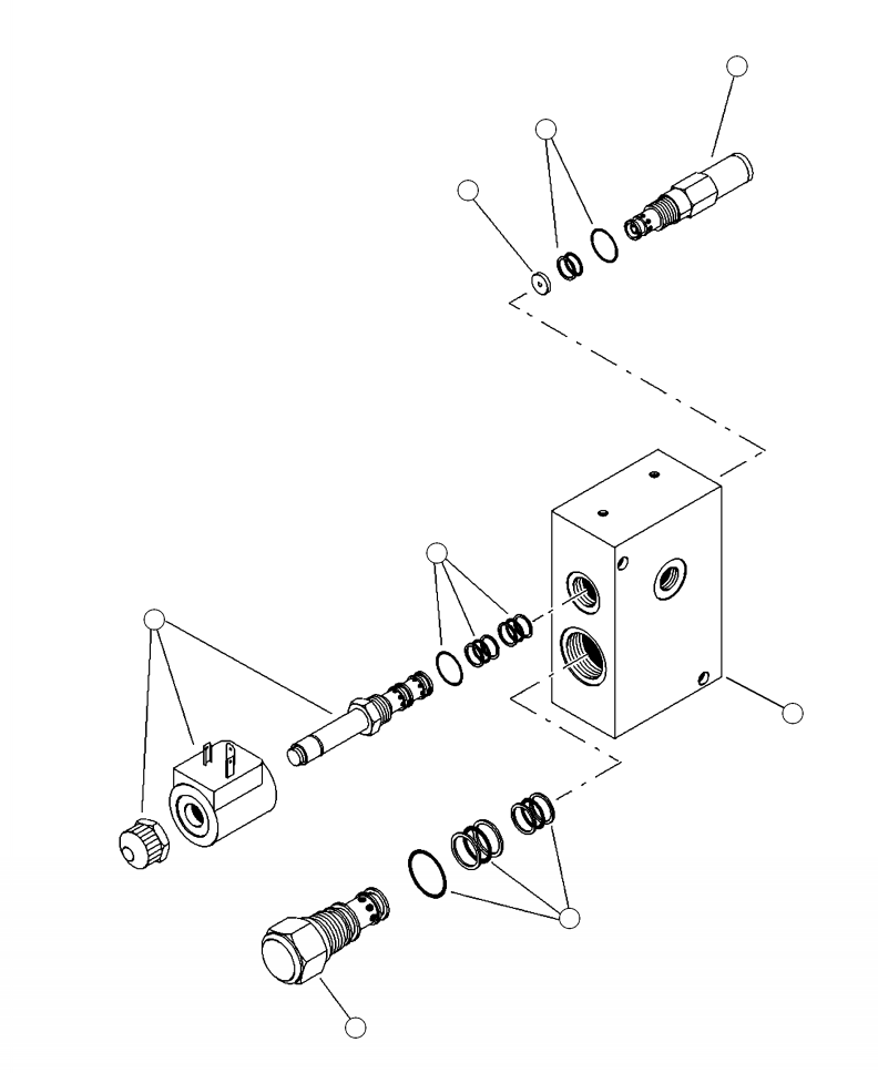 SEAL KIT, SOLENOID 17799 KOMATSU