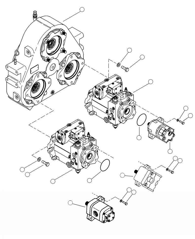 PUMP, AUXILIARY OIL COOLER HYDRAULIC (WITH GEAR BOX COOLER OPTION) 82029KF KOMATSU