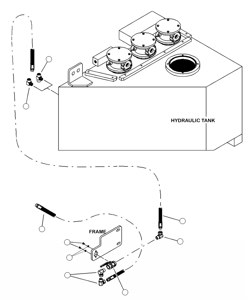VALVE, PANEL MOUNT BALL 28583KF KOMATSU