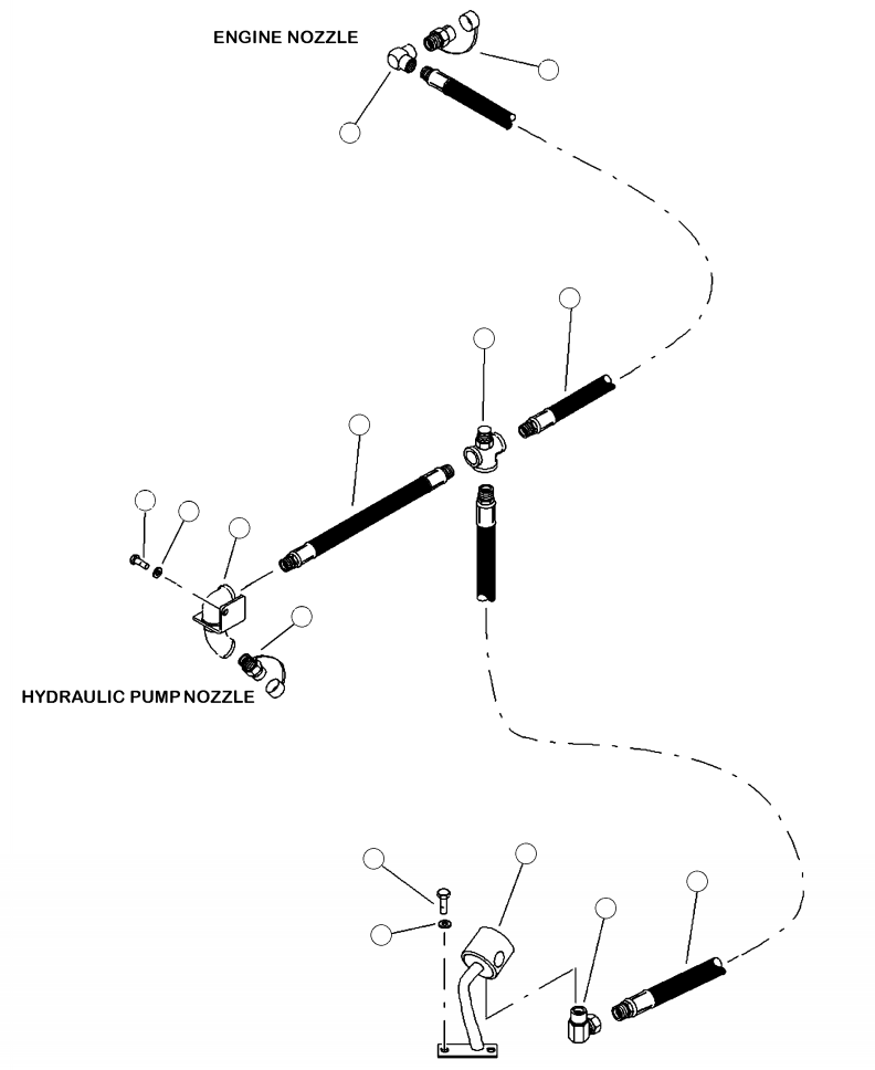 MANIFOLD, FIRE SUPPRESSION 18769KF KOMATSU