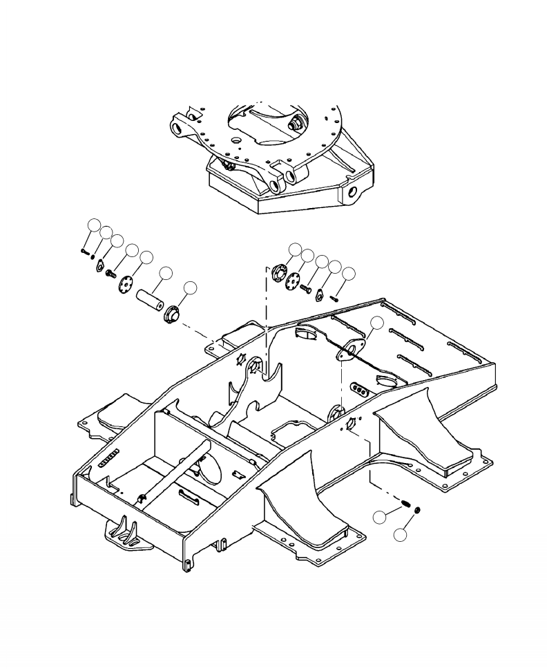 HUB, TAPER 12353KF KOMATSU