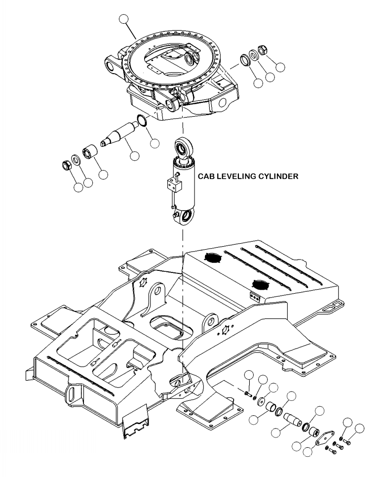 HUB, TAPERED PIN 81807KF KOMATSU