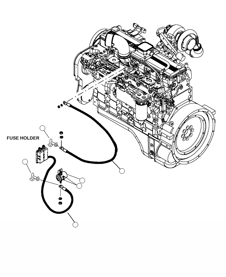 RELAY, 24V START SIGNAL 25199KF KOMATSU