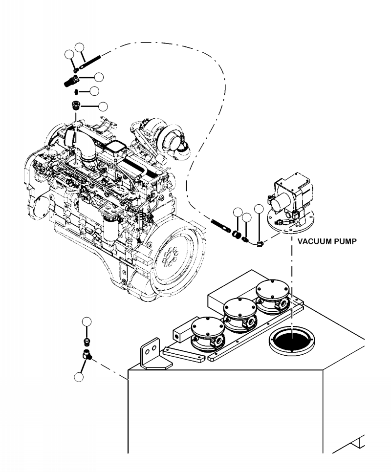 Обратный клапан 28594 KOMATSU