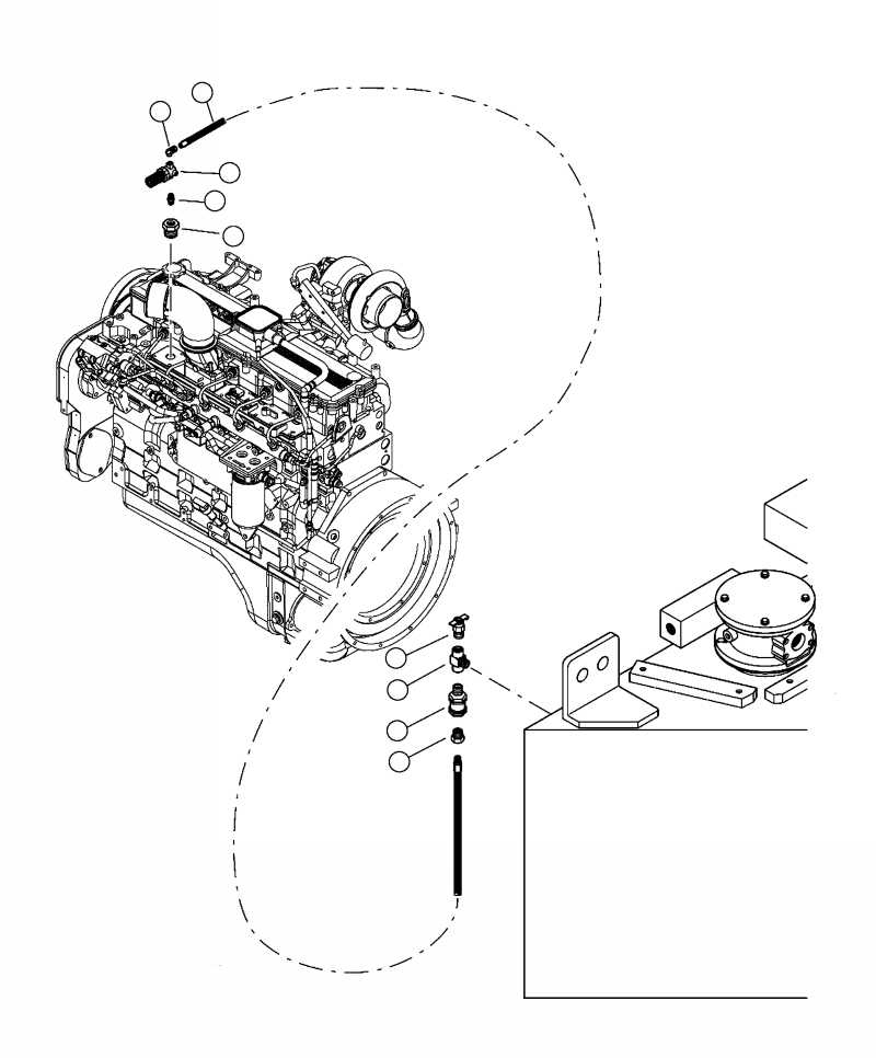 BUSHING, REDUCER (5406-6-4) 11318KF KOMATSU