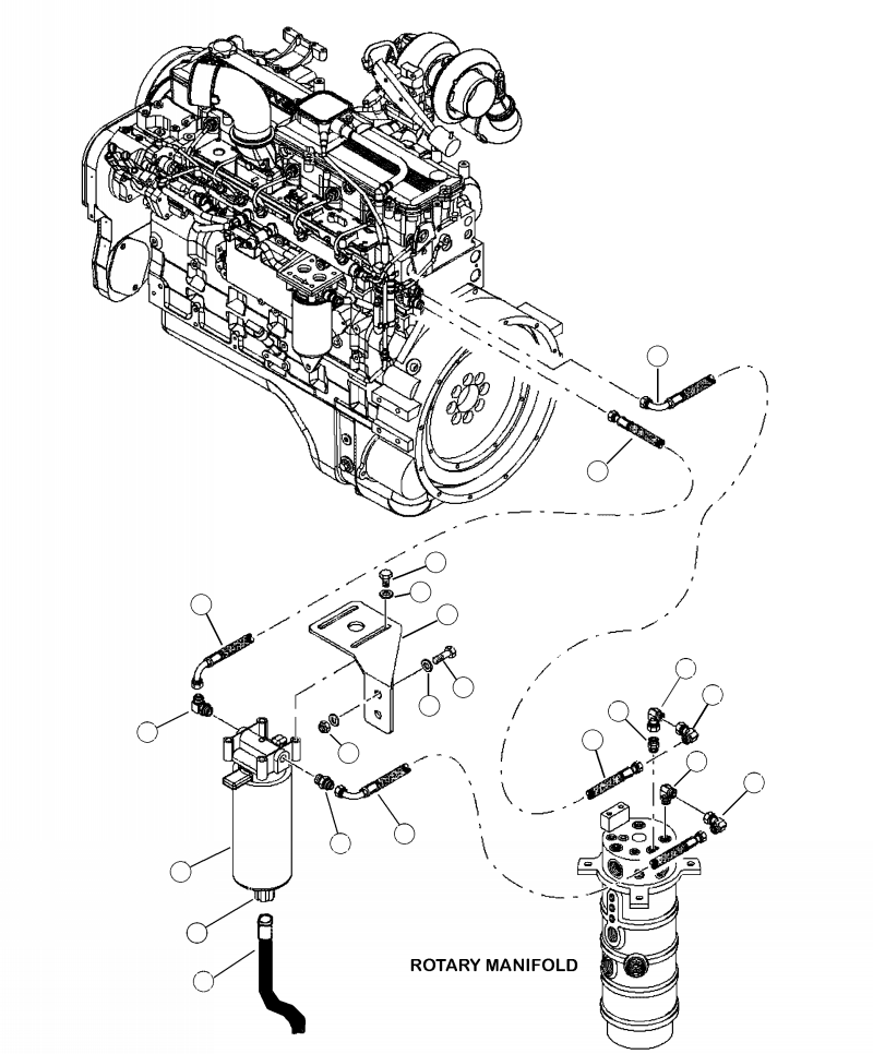 штуцер 00830050 KOMATSU