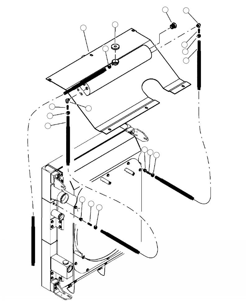 CAP, RADIATOR 85754KF KOMATSU