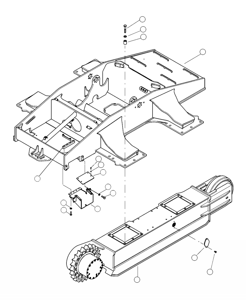 COVER, R.H. SHORT/WIDE CHUTE 83453KF KOMATSU