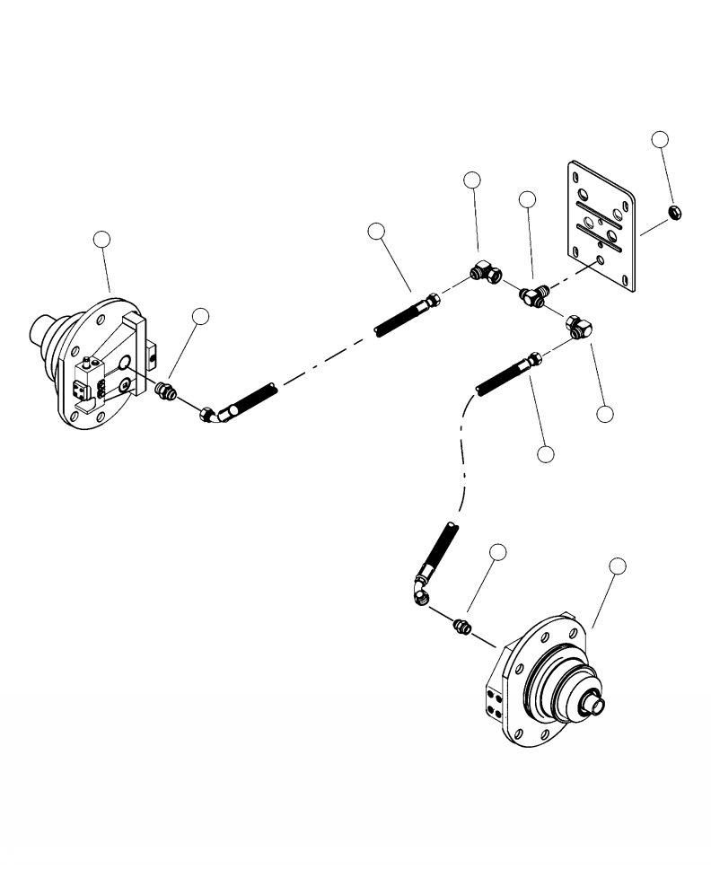 TEE, BULKHEAD (2703-12) 22716 KOMATSU