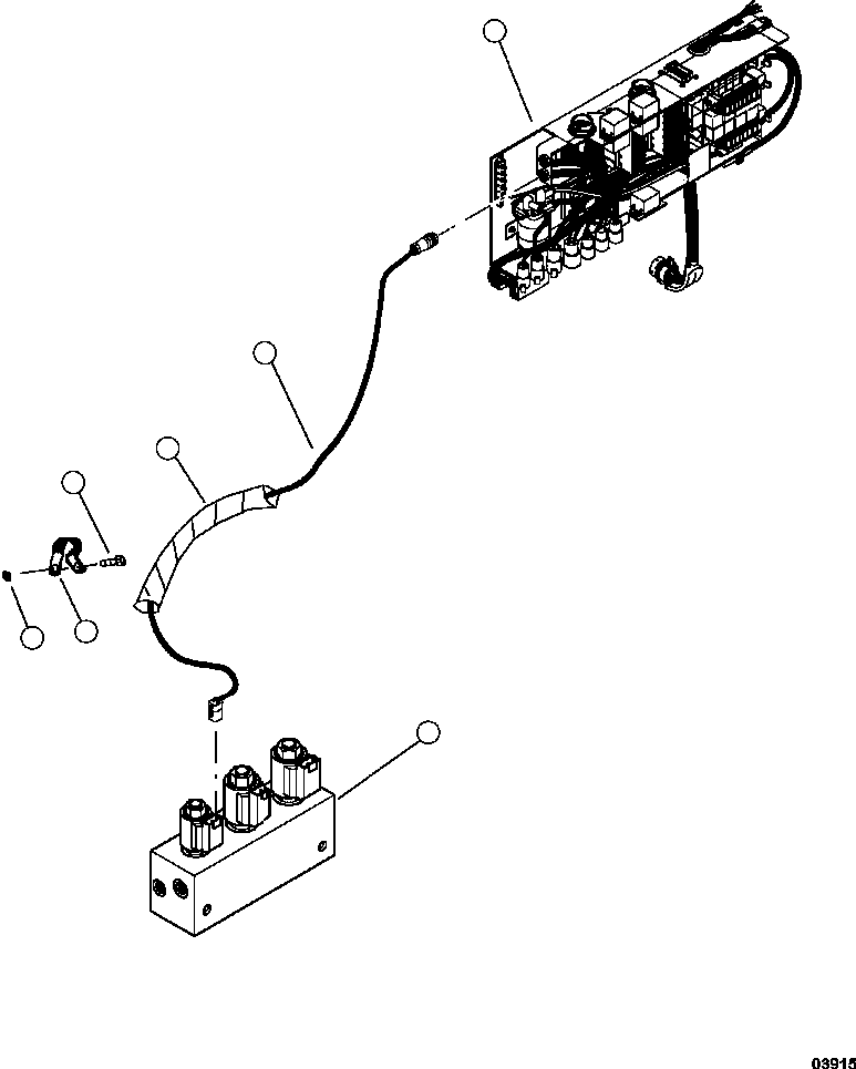 HARNESS, LOWER CAB SHIFT 28362KF KOMATSU