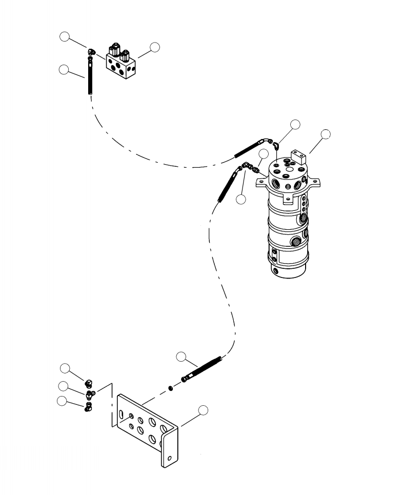 HOSE ASSEMBLY (2087 04-05JS-0404) 83013KF KOMATSU