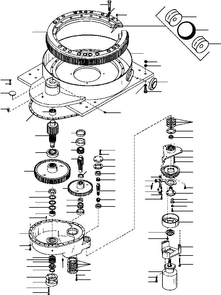 ADAPTOR, BRAKE 66 080 KOMATSU