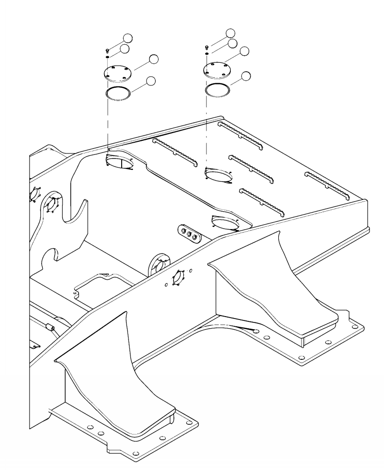 COVER, ACCESS 12250KF KOMATSU