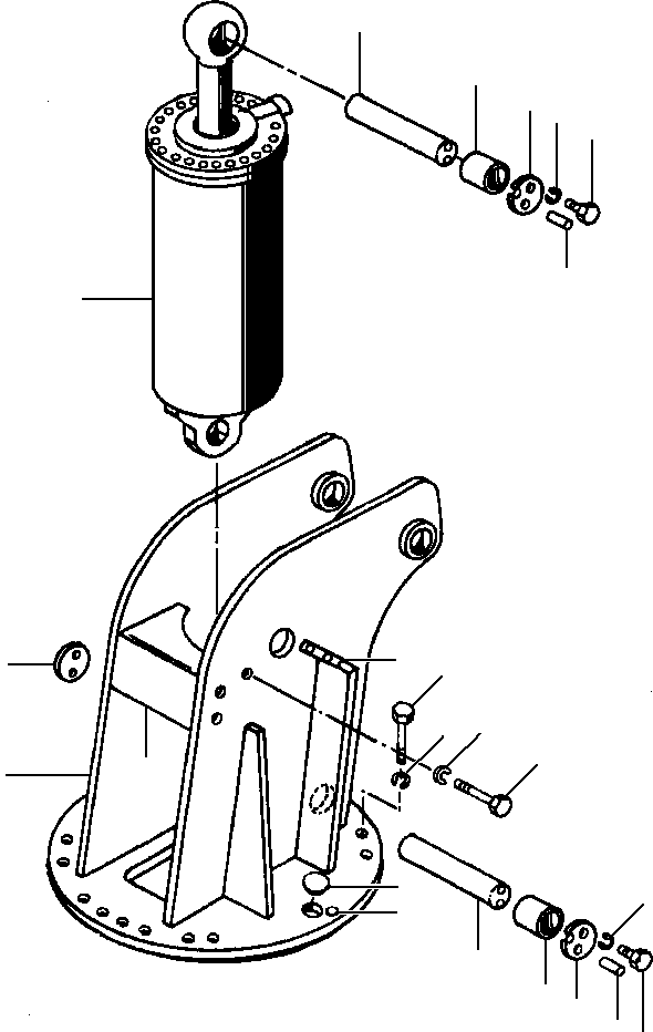 TIE, SUPPORT 89 166 KOMATSU