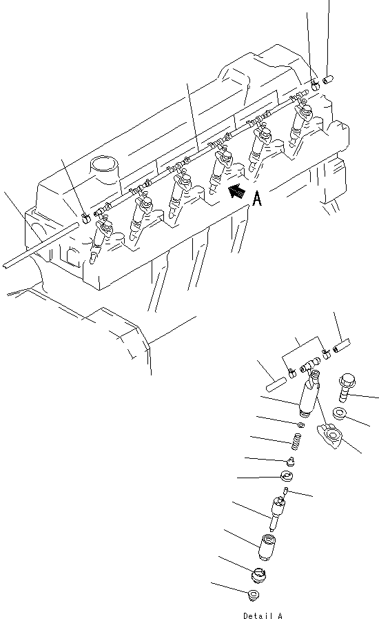 Регулировочная прокладка 1.0мм DK150531-2000 KOMATSU