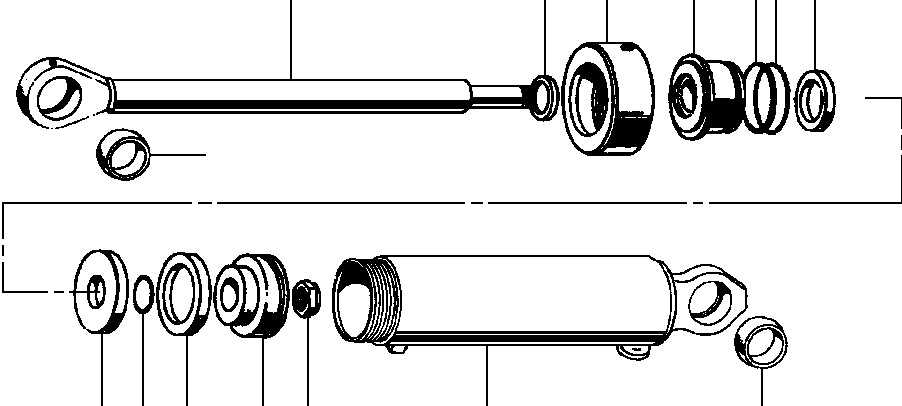 PACKING, PISTON ROD 100 982 KOMATSU