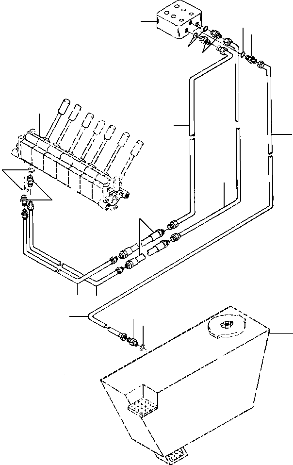 TUBE - REAR 65 727 KOMATSU