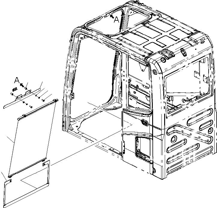 Опора 20Y-966-B810 KOMATSU
