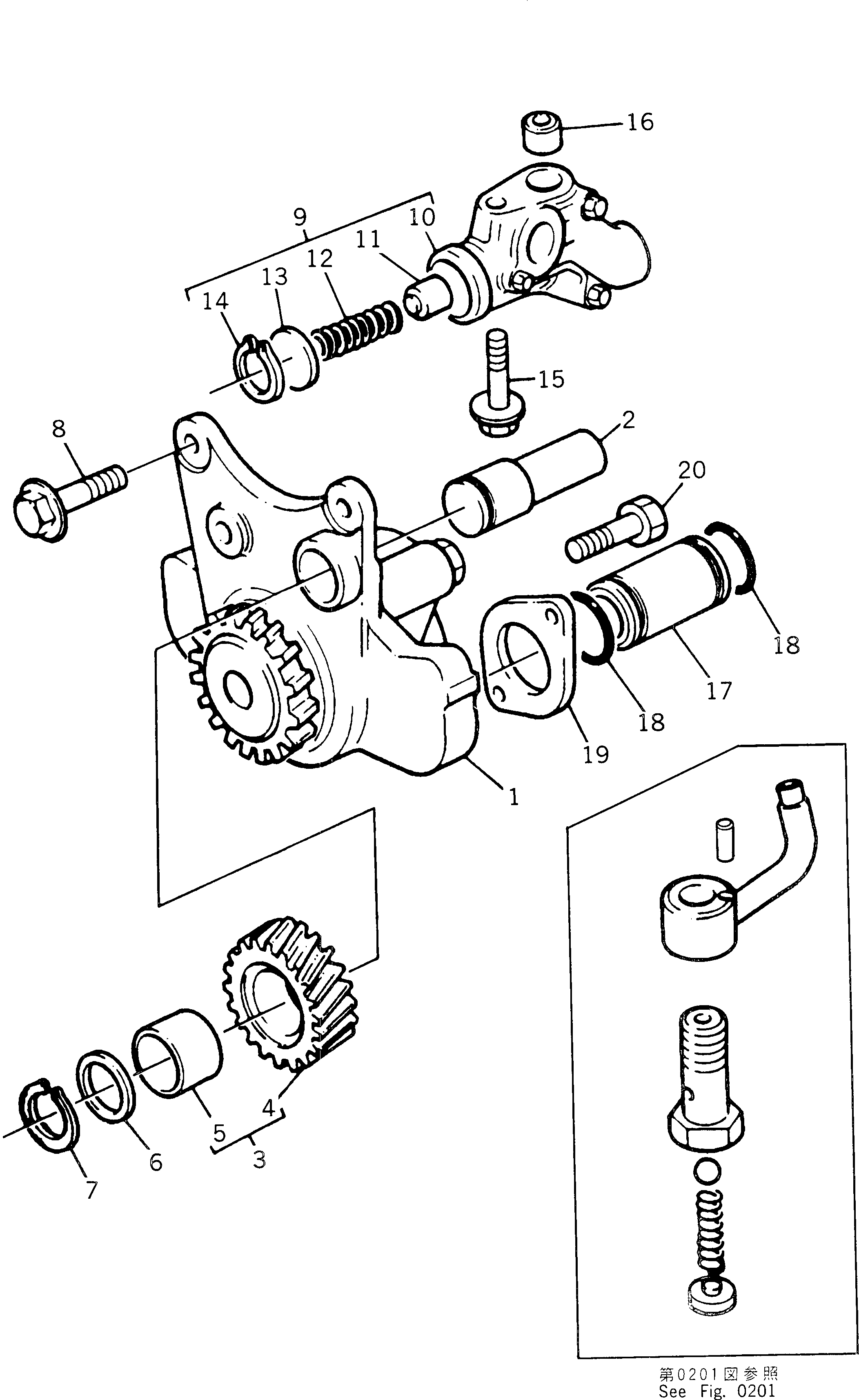 Шестерня PK4111A021 KOMATSU