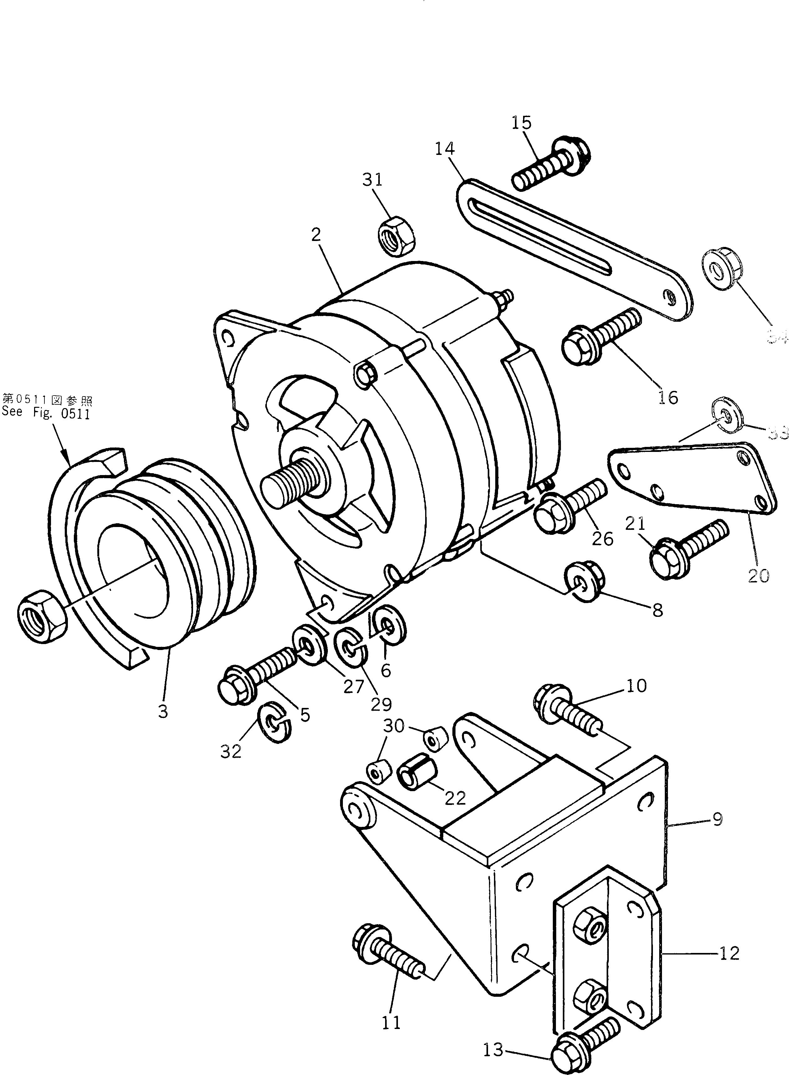 болт PK0746462 KOMATSU