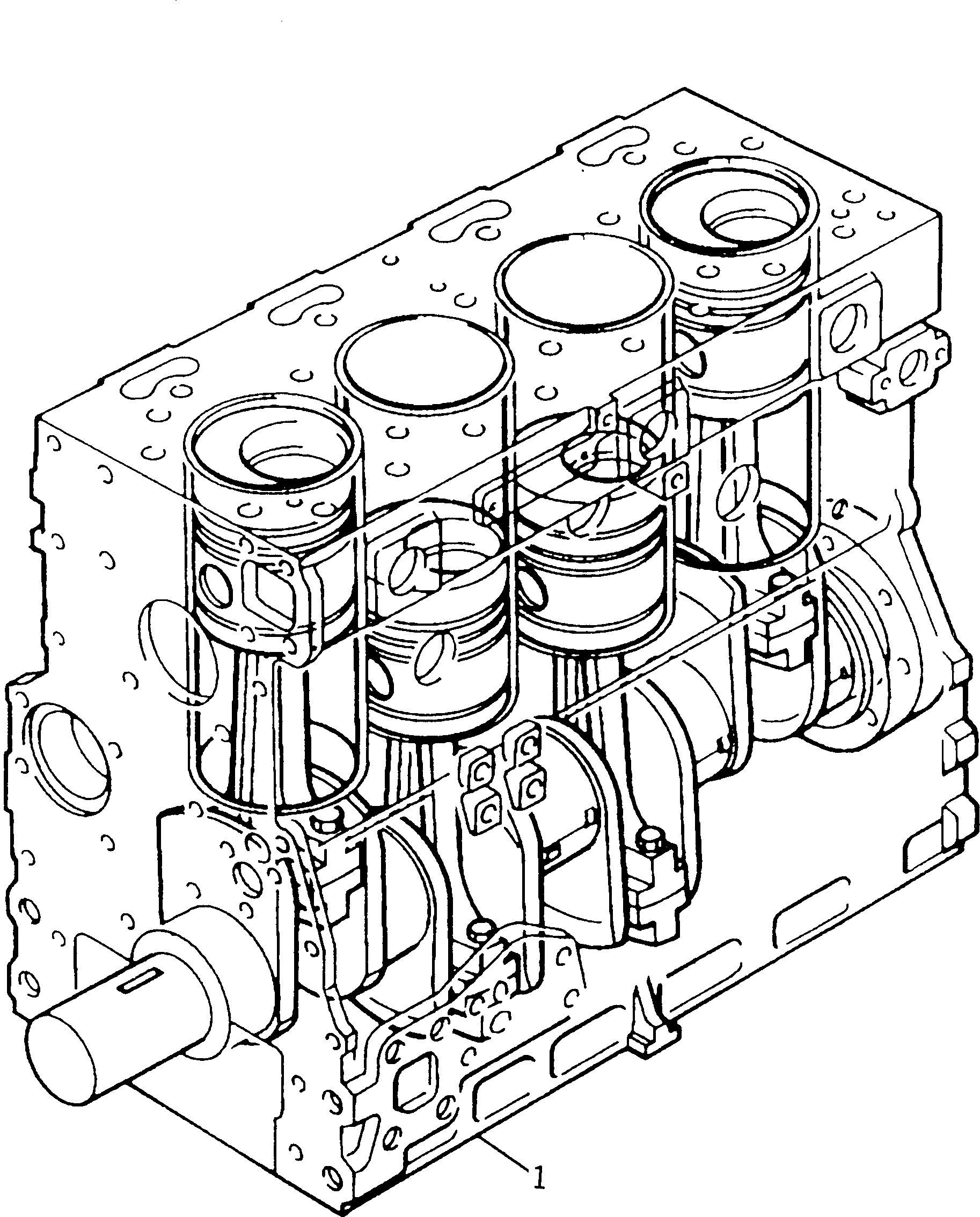 SHORT ENGINE PKAB39732 KOMATSU
