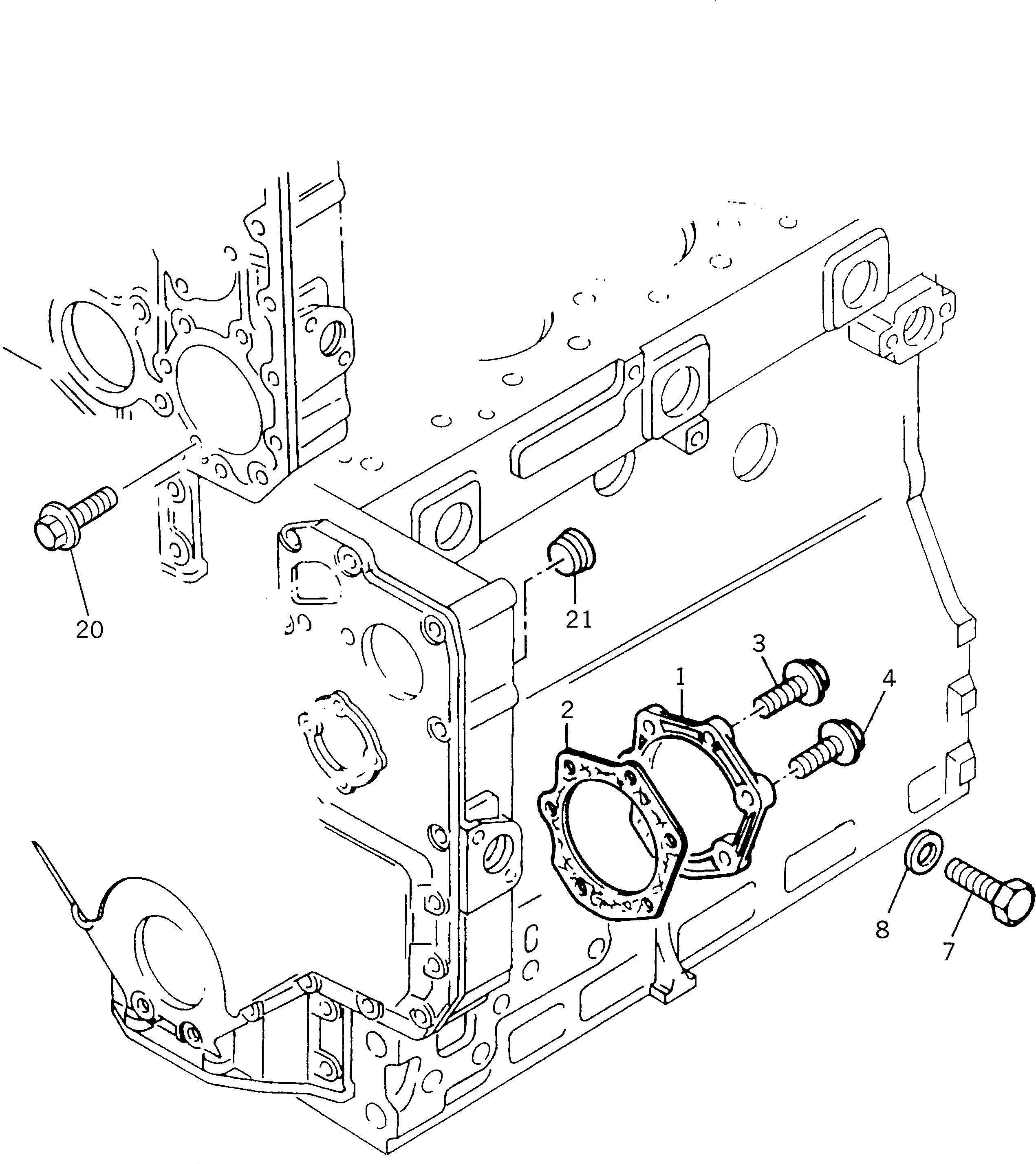 Пробка PK2314C049 KOMATSU