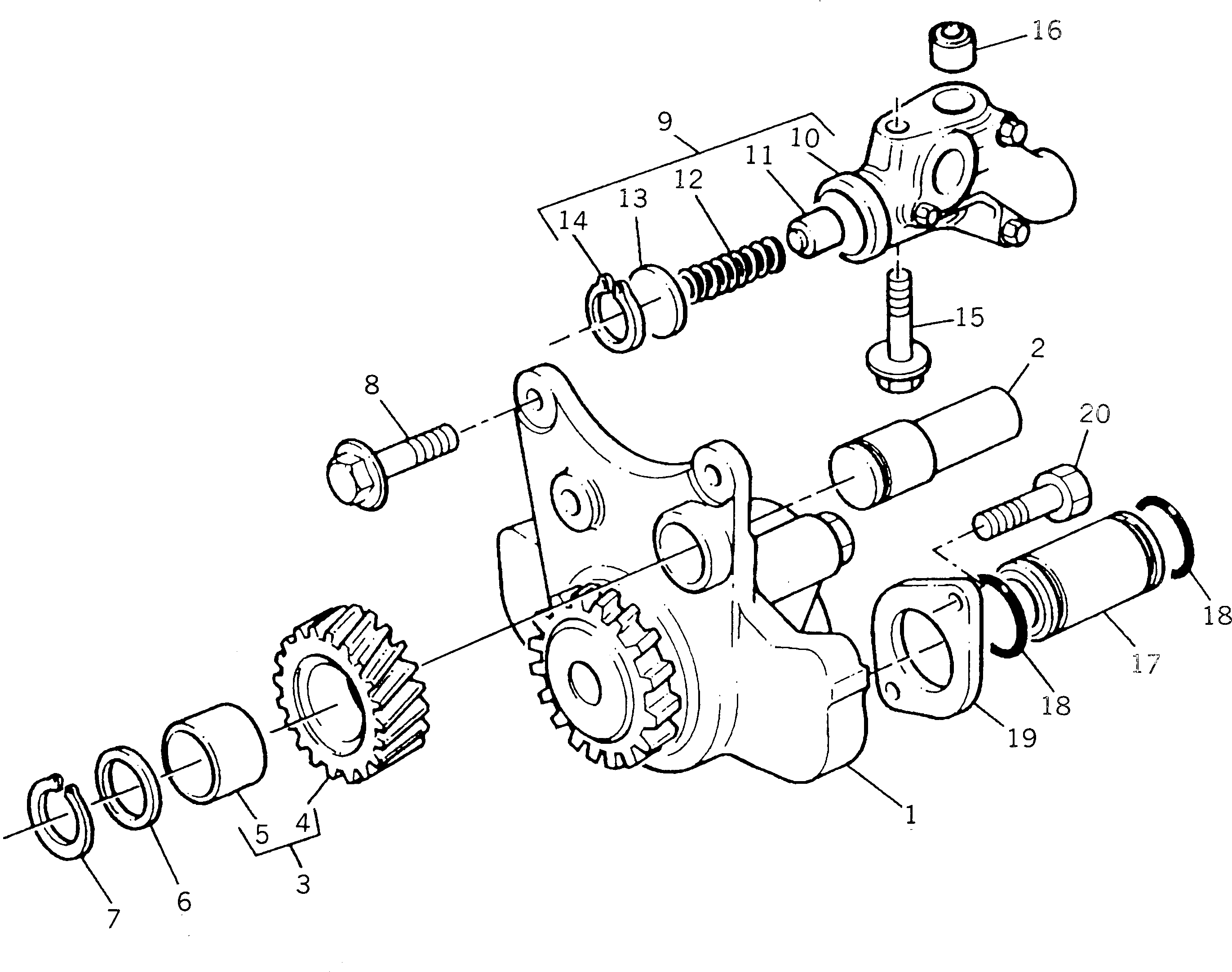 PUMP,OIL PK4132F052 KOMATSU