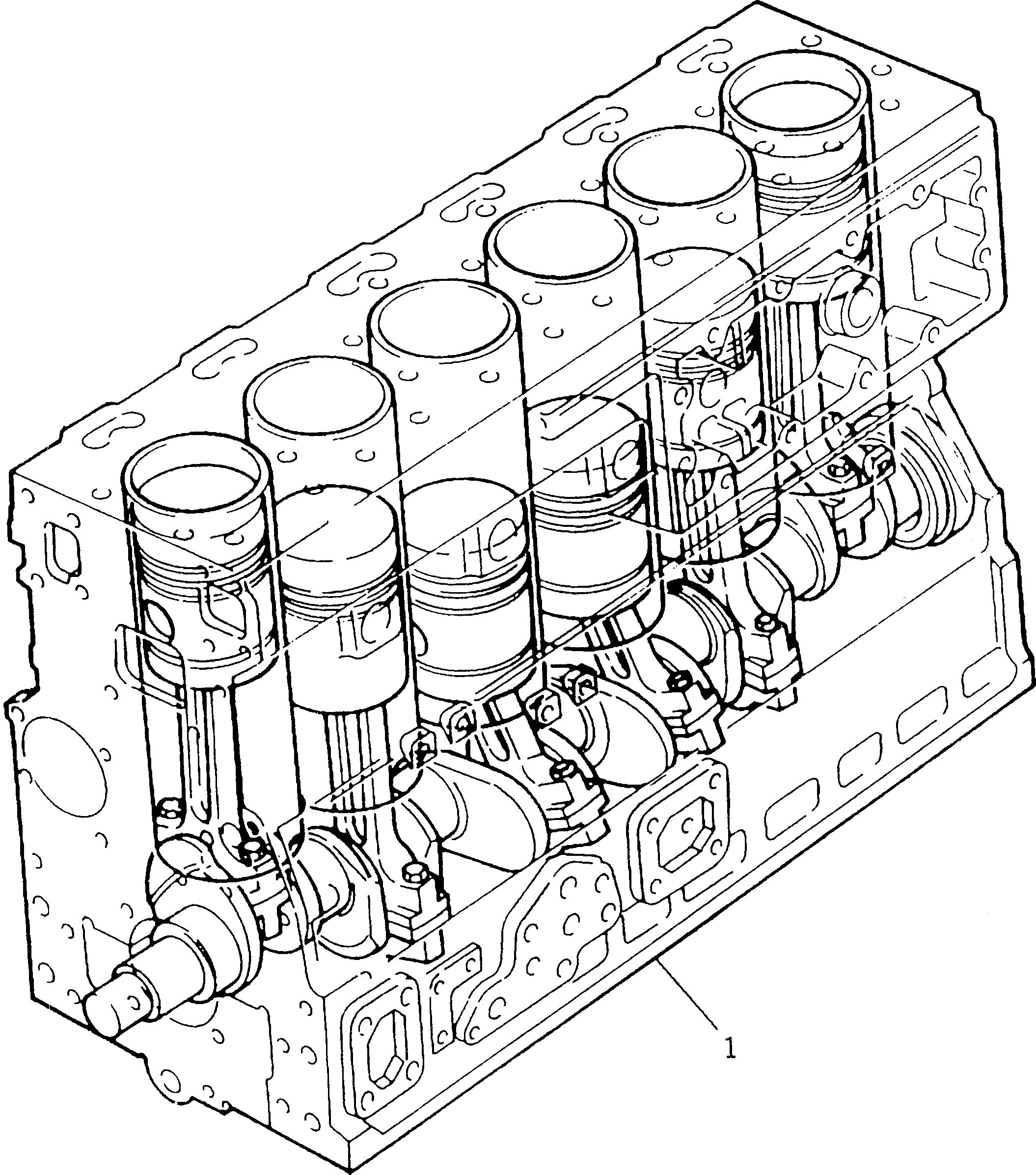 SHORT ENGINE PKYB39808 KOMATSU