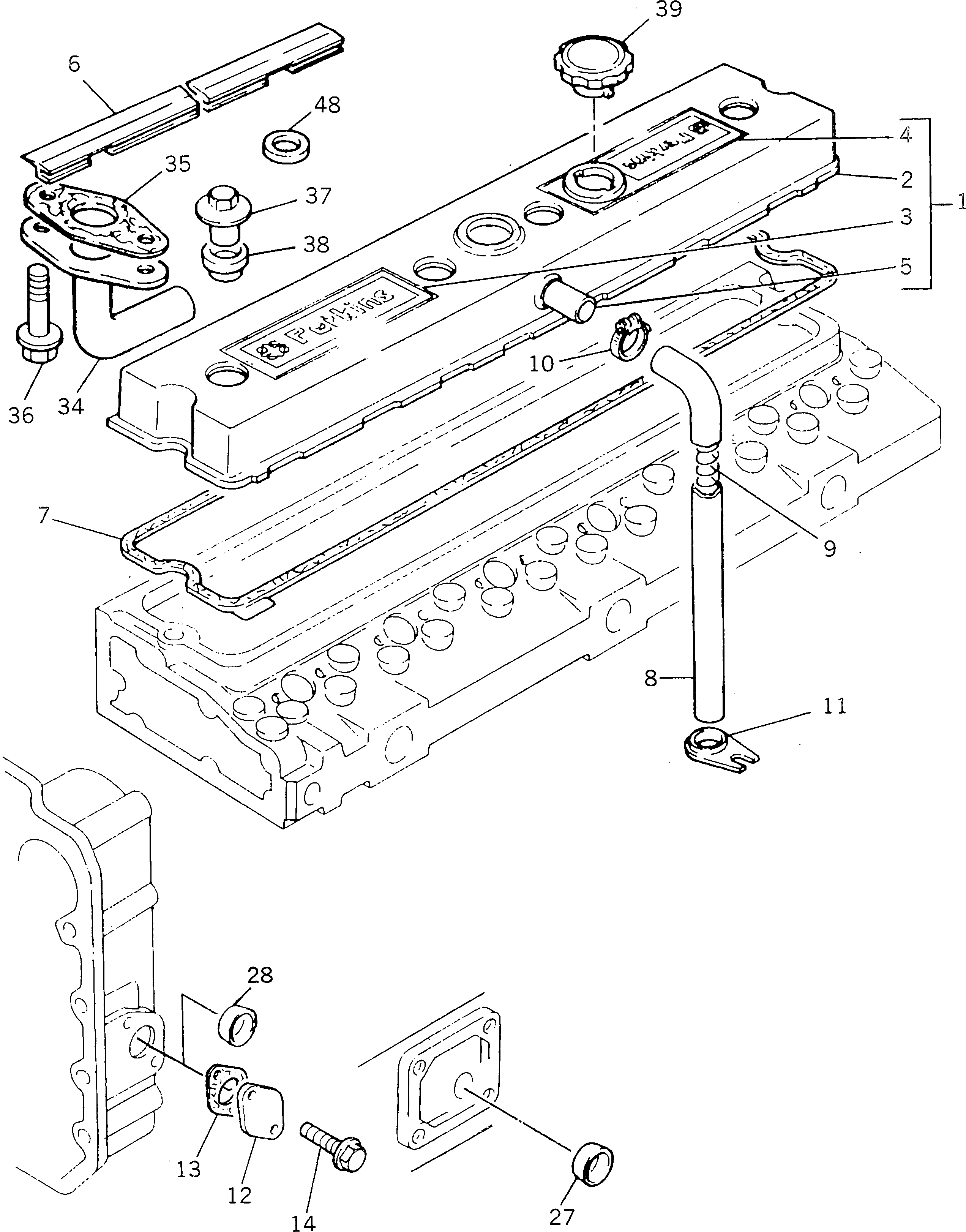 CAP,(NO LONGER SUPPLIED BY PERKINS PK3781B003 KOMATSU