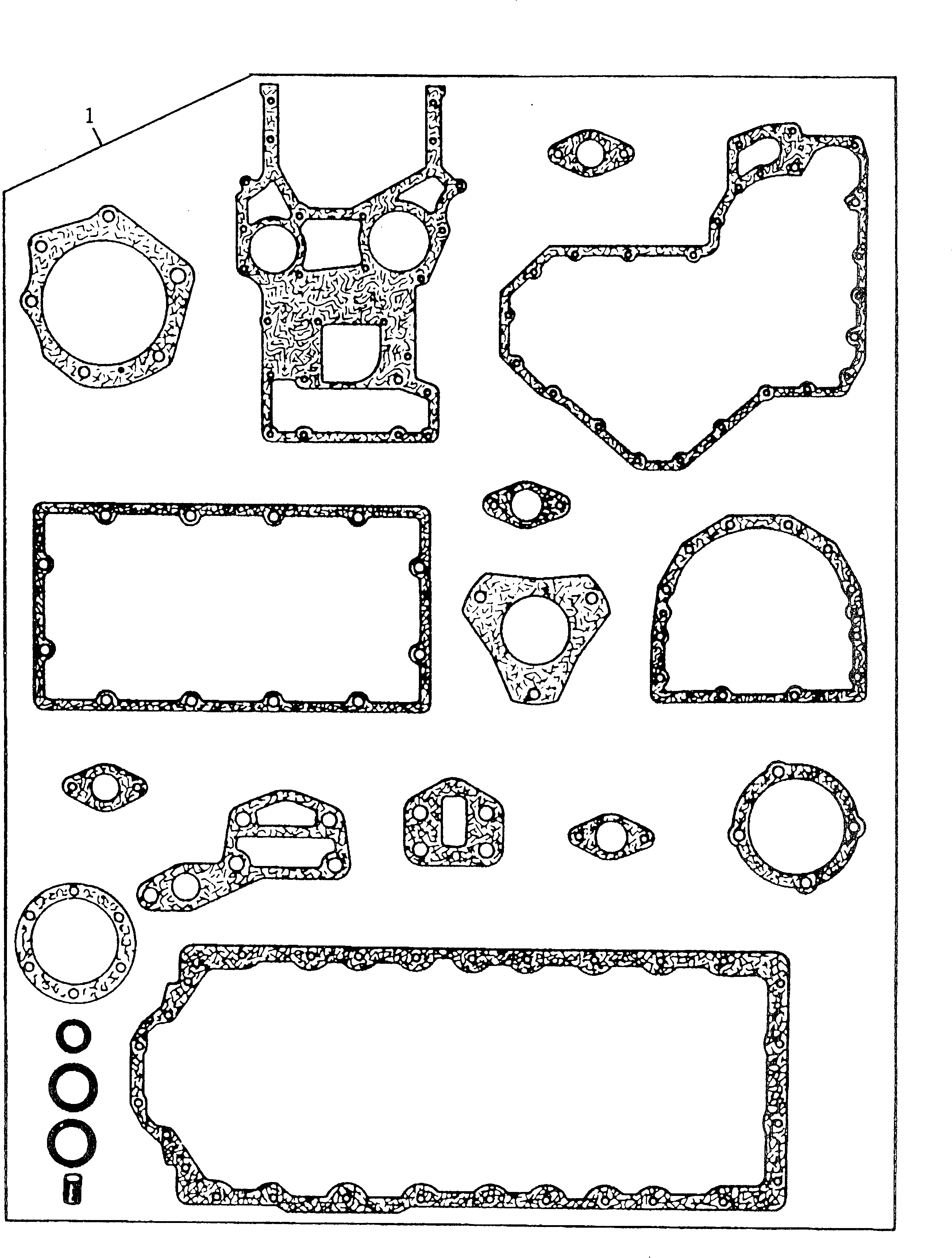 KIT,JOINT (CONTAINS ASBESTOS) (\2\PKU5LB0036) KOMATSU