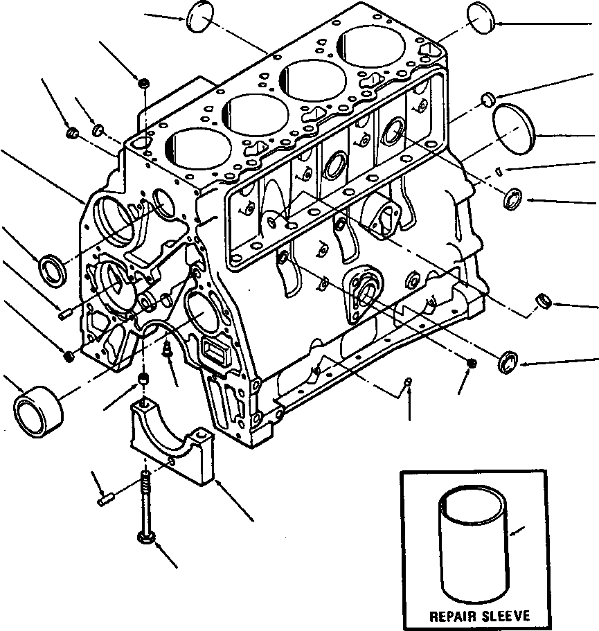 Расширительная заглушка 1240 151 H1 KOMATSU