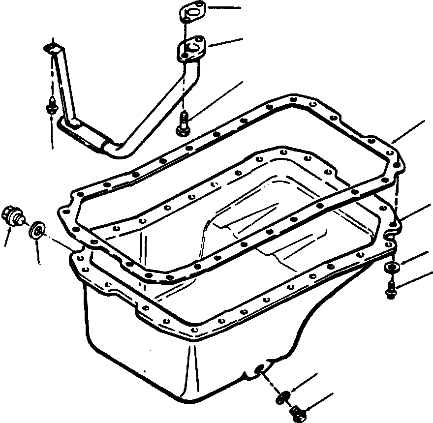 GASKET, SUCTION TUBE 1240 348 H1 KOMATSU