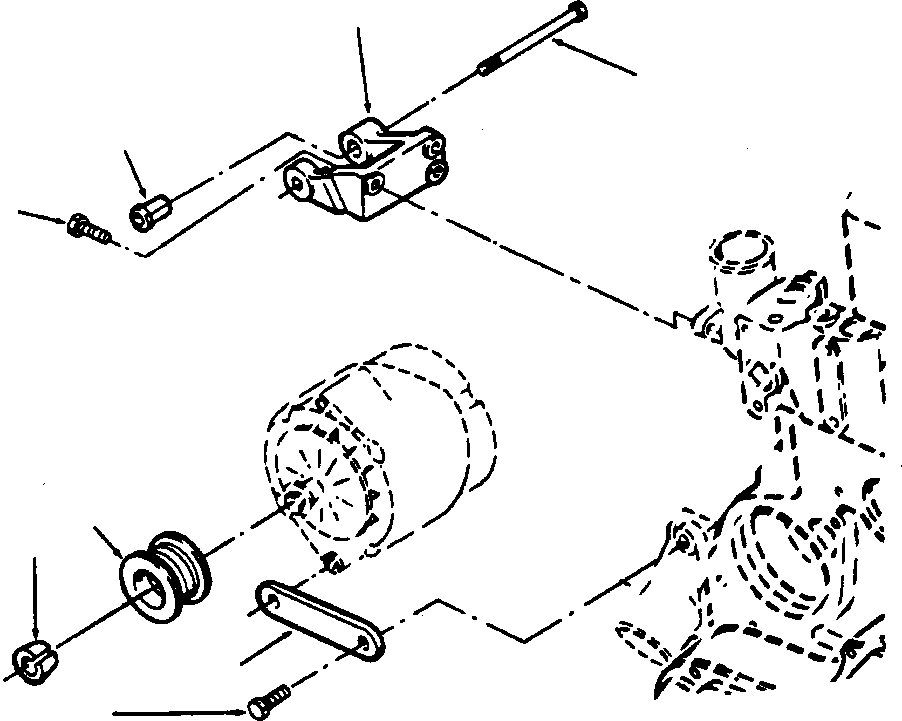 PULLEY, ALTERNATOR 1241 084 H1 KOMATSU