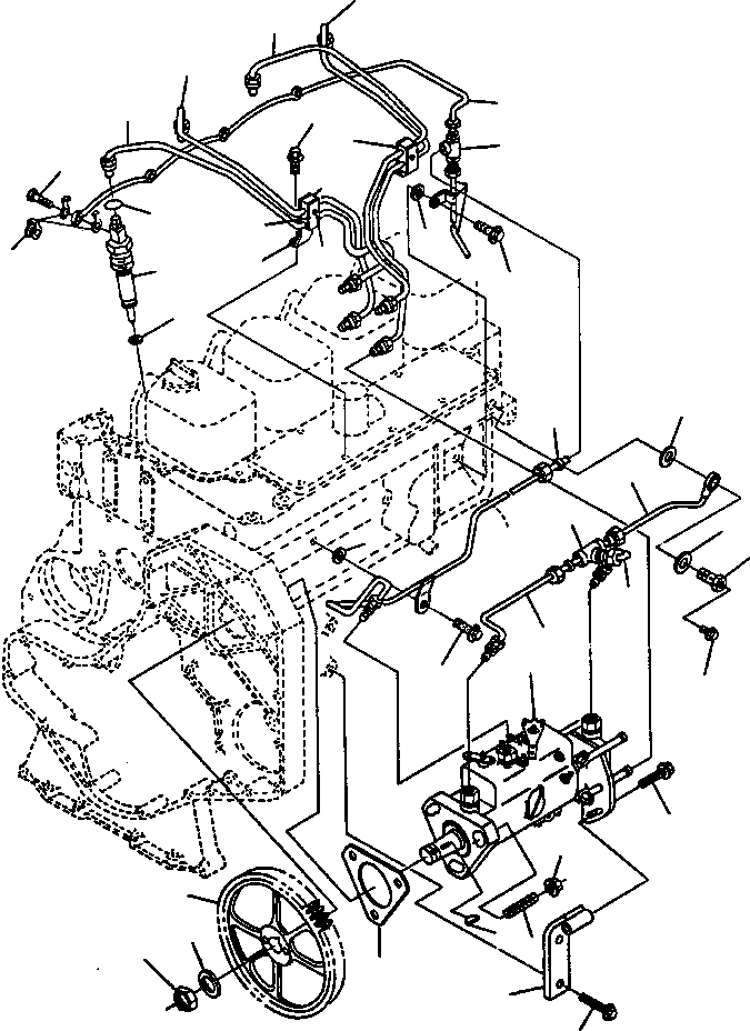 Болт 1240 141 H1 KOMATSU