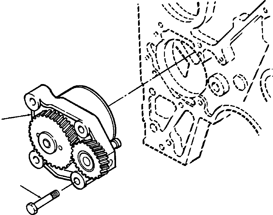PUMP, LUBE OIL 1240 766 H1 KOMATSU