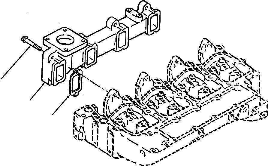 GASKET, EXHAUST MANIFOLD 1240 347 H1 KOMATSU