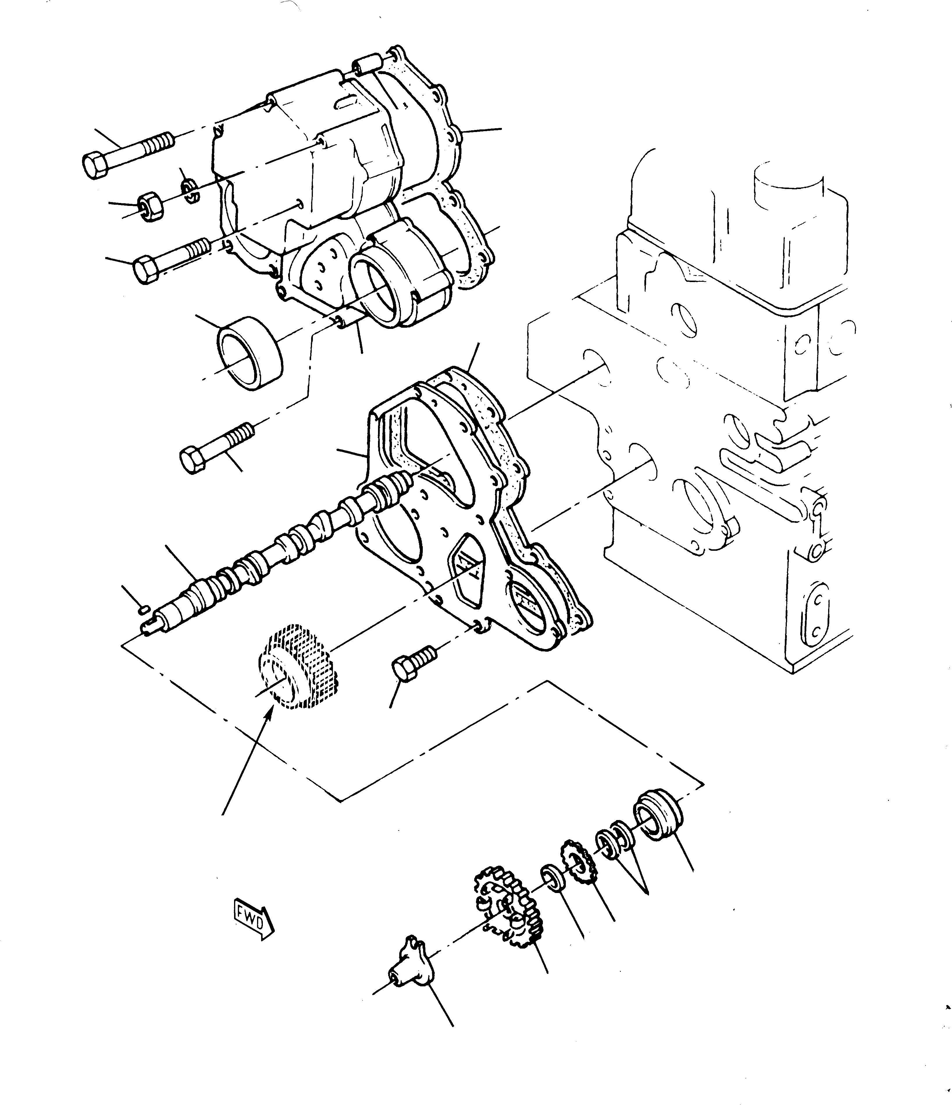 Картер маховика YMR000342 KOMATSU