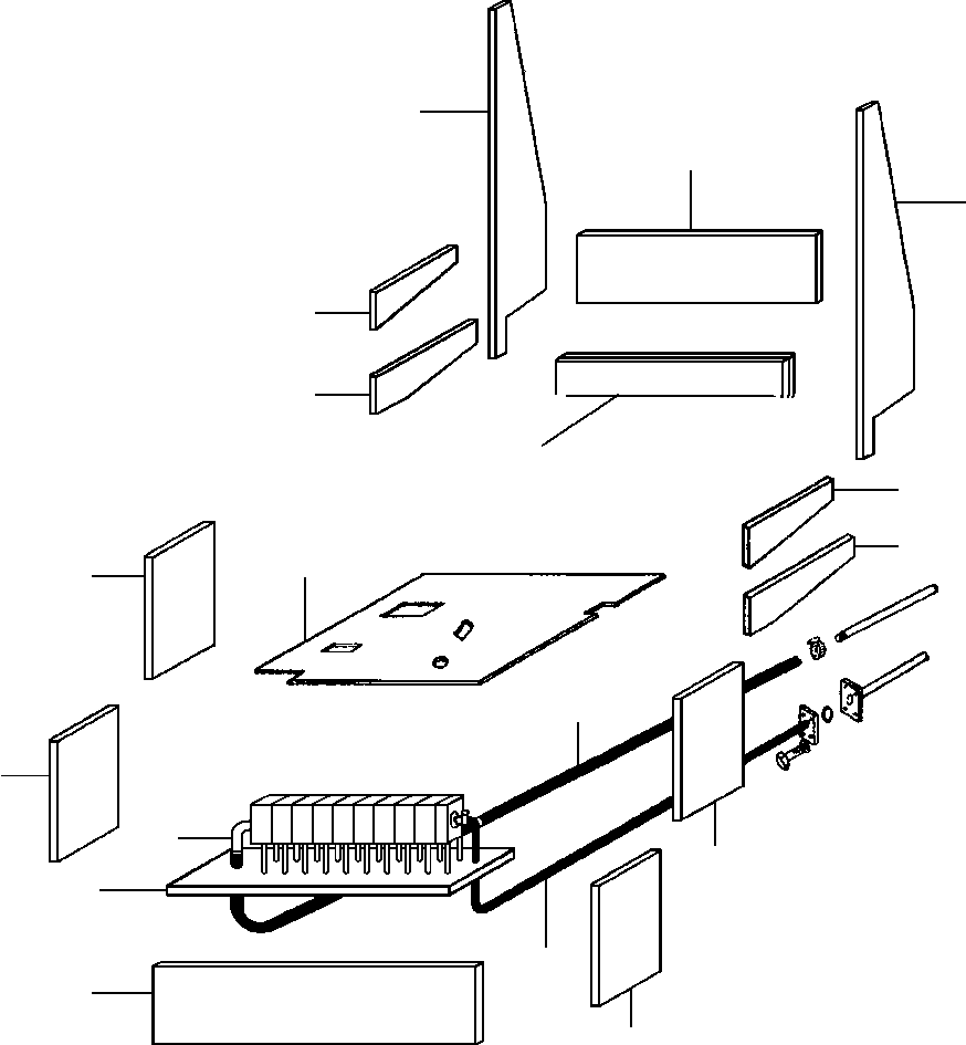 INSULATION, DOOR - L.H. 148 357 KOMATSU