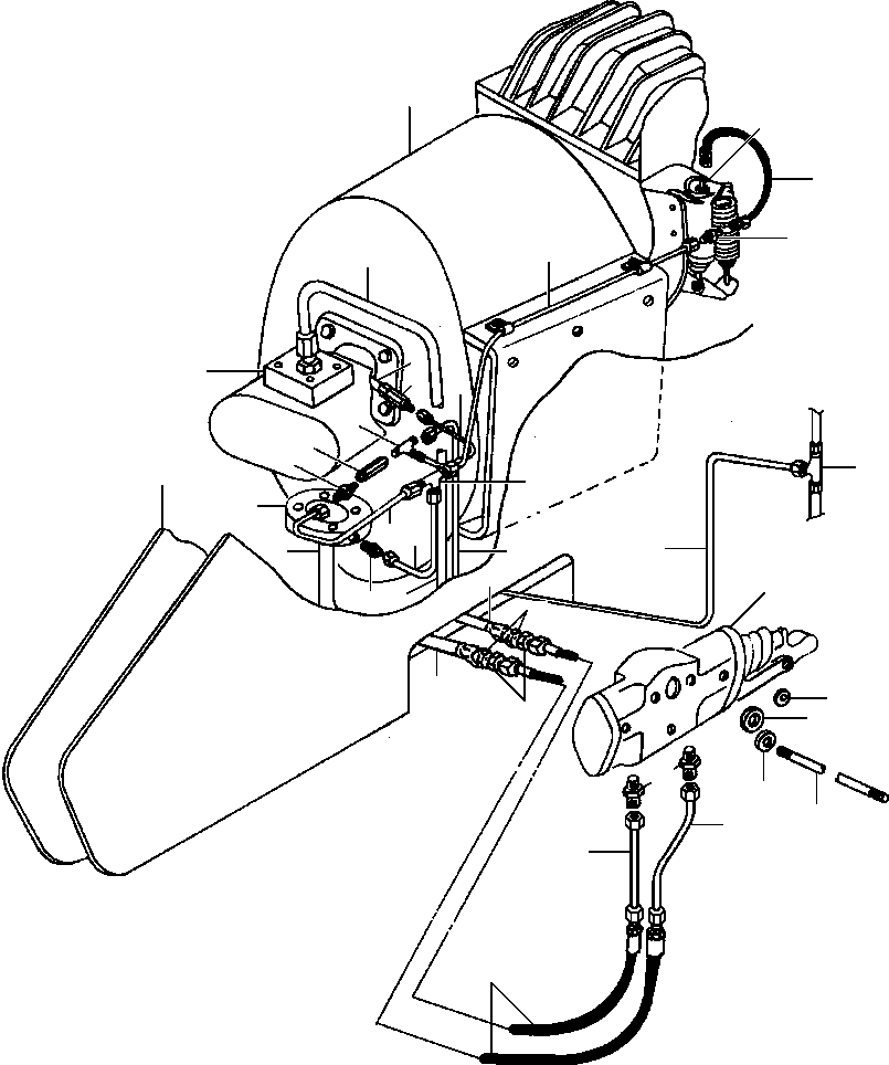 OUTRIGGER MODIFICATION 96 293 KOMATSU