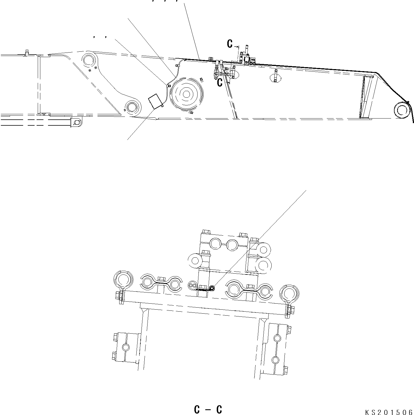Ограждение KV-B121-B1510 KOMATSU