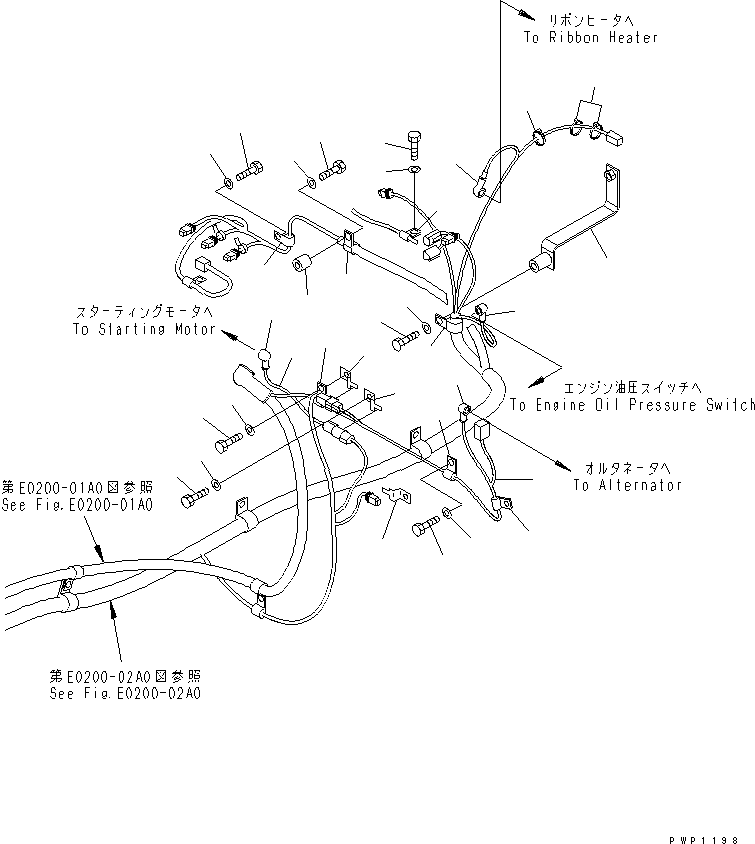 Кабель 08028-AC055 KOMATSU