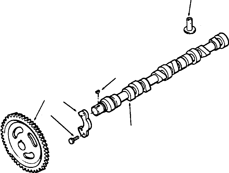SUPPORT, CAMSHAFT 1240 184 H1 KOMATSU