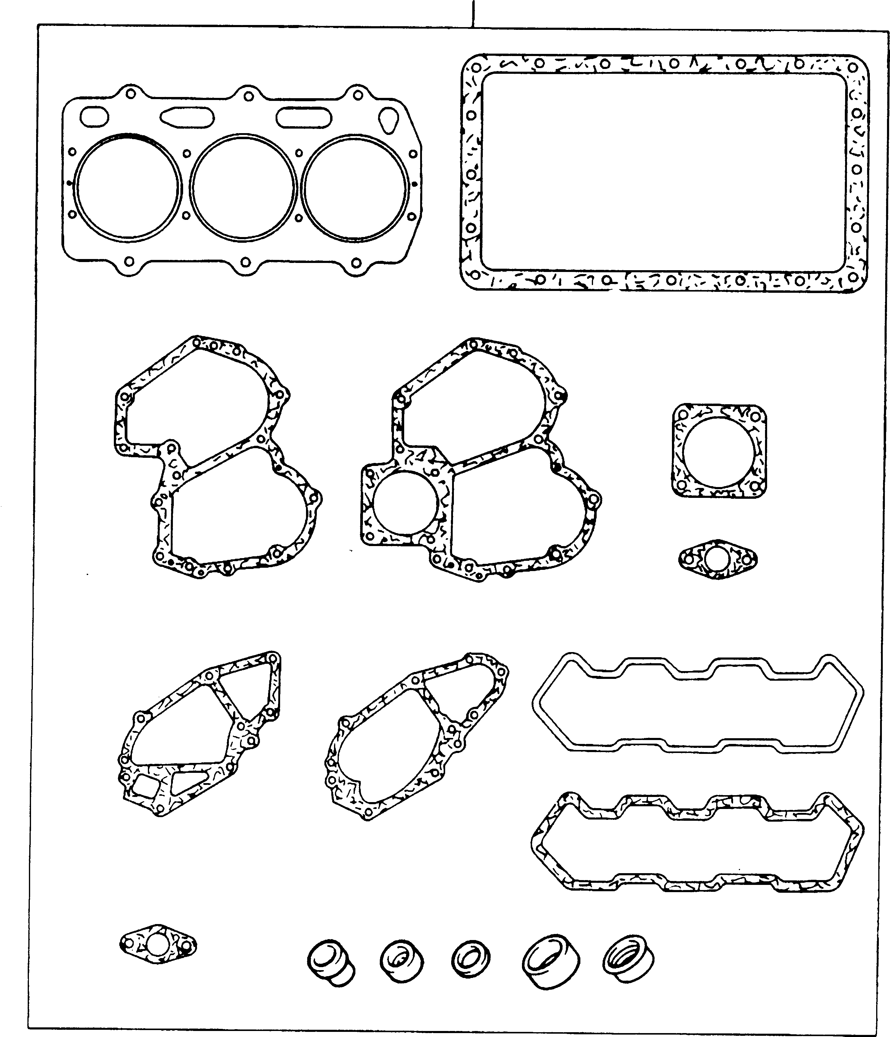 JOINTS AND GASKET - COMPLETE SERVICE KIT PKP000404 KOMATSU