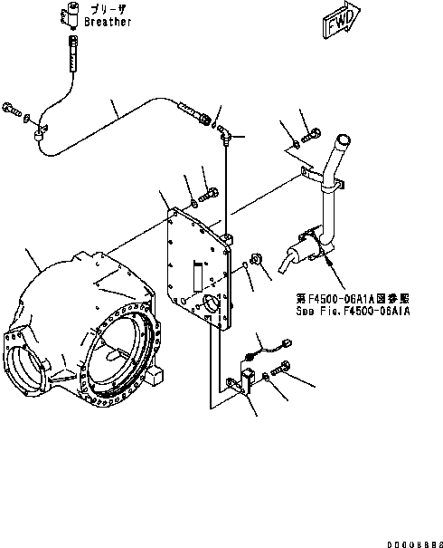 Шланг 23B-22-32710 KOMATSU
