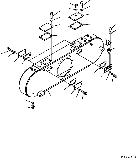 Пластина 237-23-11142 KOMATSU