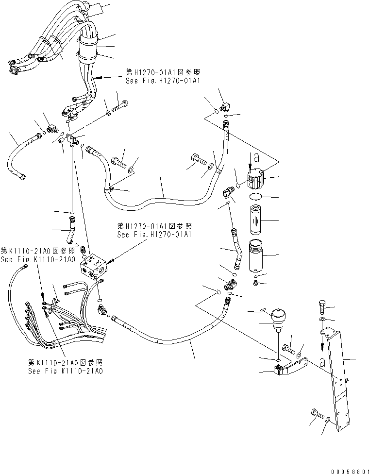 Угольник 07283-10210 KOMATSU