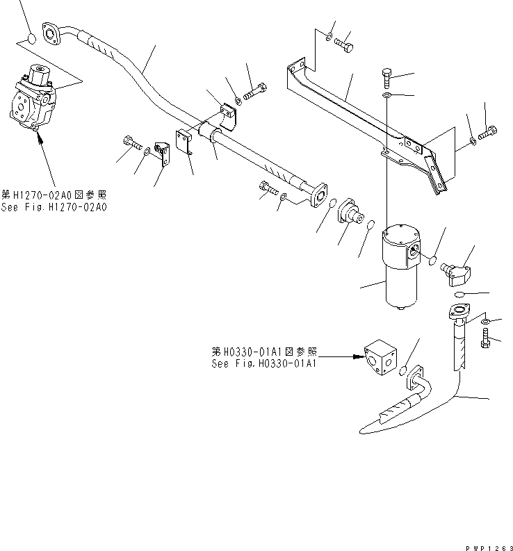 Шланг 02779-20418 KOMATSU