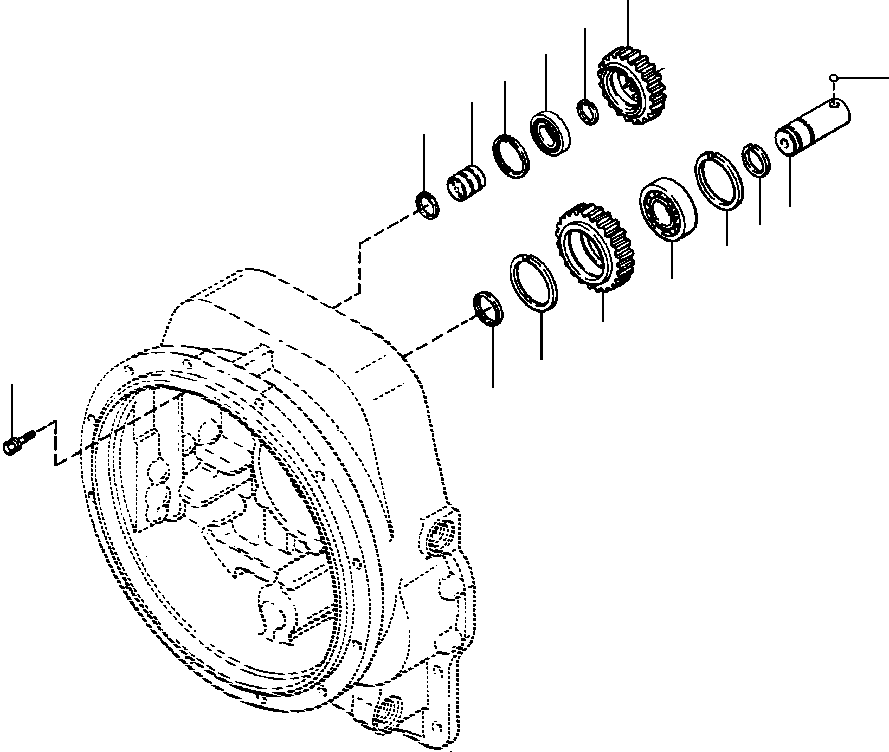 BEARING, IDLER STUB SHAFT 133 960 KOMATSU
