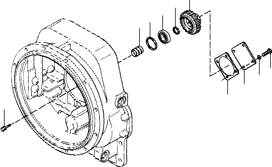 GEAR, AUXILIARY PUMP DRIVE 152 533 KOMATSU
